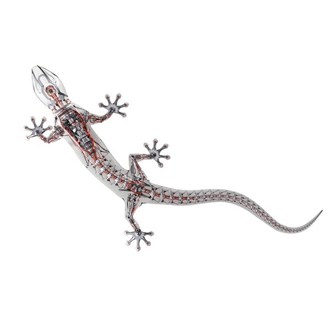 Gecko Decal, Florett Silver Metallic